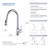 KIBI Casa Pull Down Kitchen Faucet-41659797-48024386