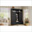 Hall Tree, 78.7'H Modern Entryway Storage with Bench, 5 Cubbies, 4 Doors, 5 Drawers | MDF | Coat Racks-478427008