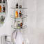 Kellyville 3 Piece Triangle Stainless Steel Corner Shelf with Adjustable Shelves-1942426967
