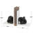 Domeniks Wooden Knot Decorative Bookends with Stands Set-1052875130