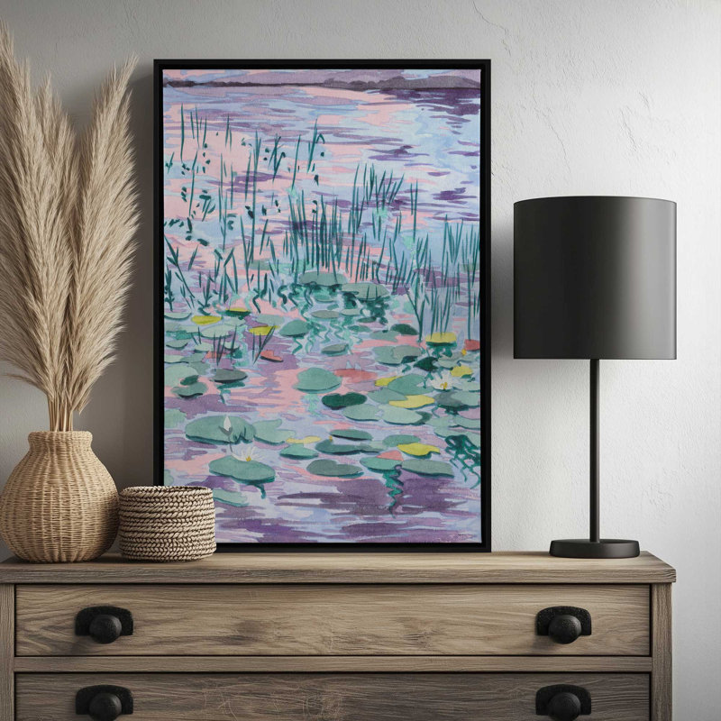 «Blush of the Sunset Sun I» par Melissa Wang, reproduction d'art, Noir, H 16 po x l 12 po