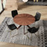 Careyann 4-Person Round Solid Wood Pedestal Dining Set