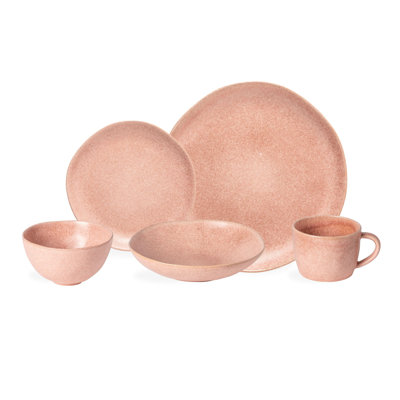 Livia Handmade Stoneware Dinnerware Set 5 Piece