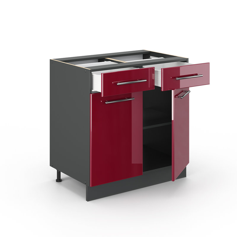 Bernardini 218 + front Bordeaux HGL (97), Grey/red
