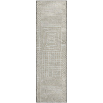 Premium Machine Washable Corry AMF1044 Geometric Rug