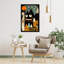 «Whimsical Nightscape Abstract Retro Landscape Nature», reproduction d'art mural-1633197118