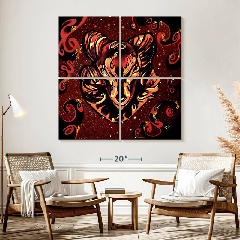 Adella Zodiac Collection Aries, 57" H x 57" W