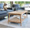 Table basse en acacia massif Offerman