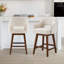 Tabouret de comptoir rembourré Lainey-104838744