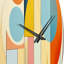 Horloge murale Serendipity Mid-Century Geometrics IV-93379402