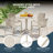 4-Person Outdoor Round Dining Set-354444853