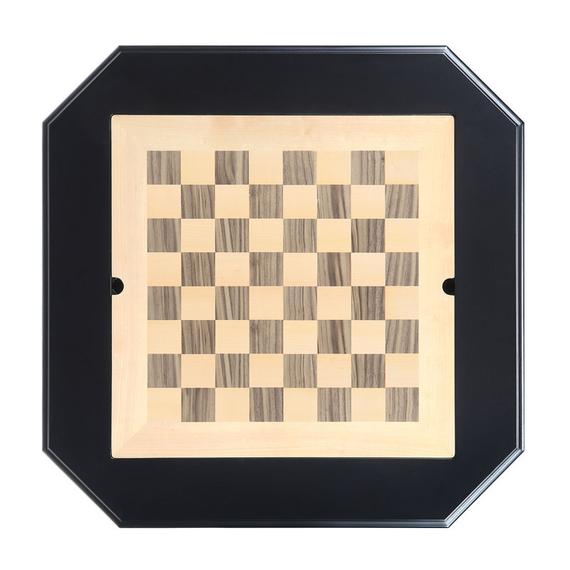 Black Finish Game Table