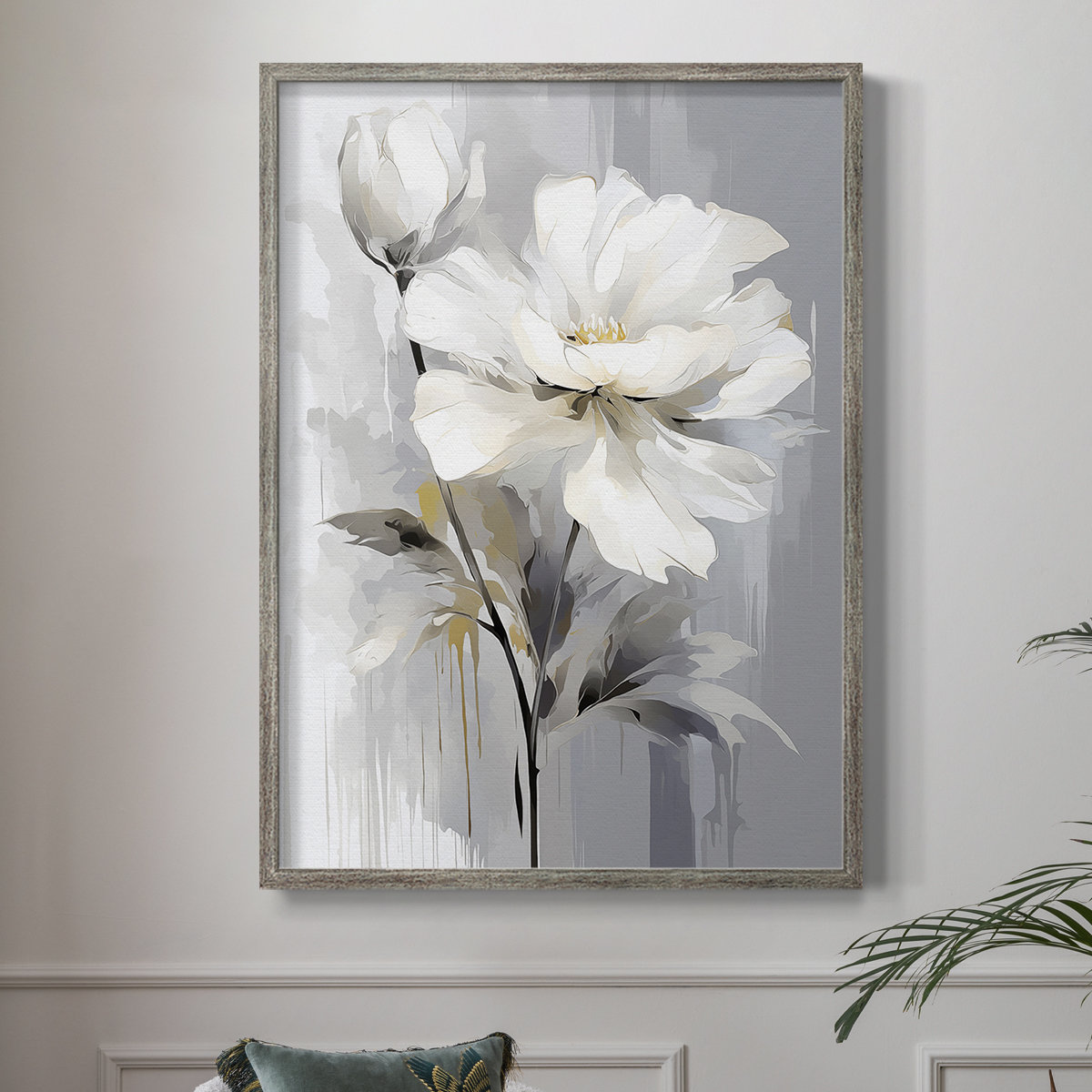 Winston Porter FLORAL Series CDXLIII Framed Print - Solid Wood | Wayfair