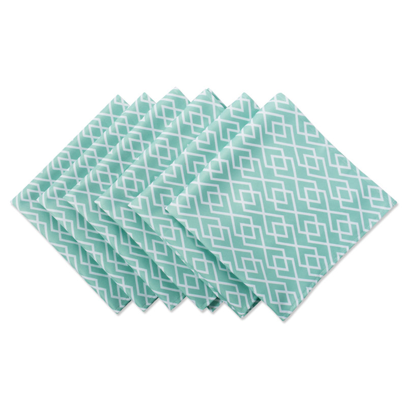 Beedeville Polyester Geometric Square Napkin