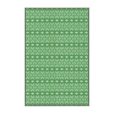 Tapis vert tissé à la machine