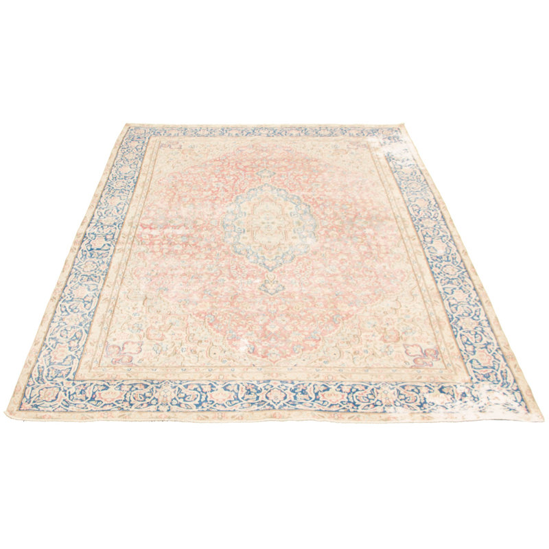 Tapis de zone en laine 7 pi 9 po x 10 pi 7 po à la main one-of-kind-noué la 2010 tabriz Elizabella