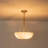 Classic Glam 3-Light Pleated Glass Chandelier