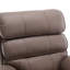 Fauteuil inclinable manuel moderne en similicuir
