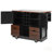 Versatile Farmhouse Kitchen Island With Drop Leaf, Power Outlet, And Ample Storage For Modern Kitchens And Dining Rooms-1085737047