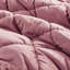 Édredon pour très grand lit - édredon en velours, dossier en microfibre, bouffée 3D, temps froid, édredon rose avec microfibre, confort saisonnier,-121170425-121170430