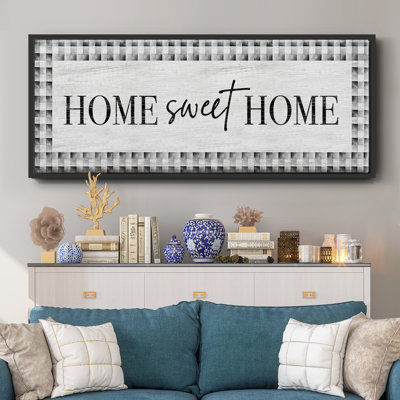 Home Sweet Home- Framed Canvas