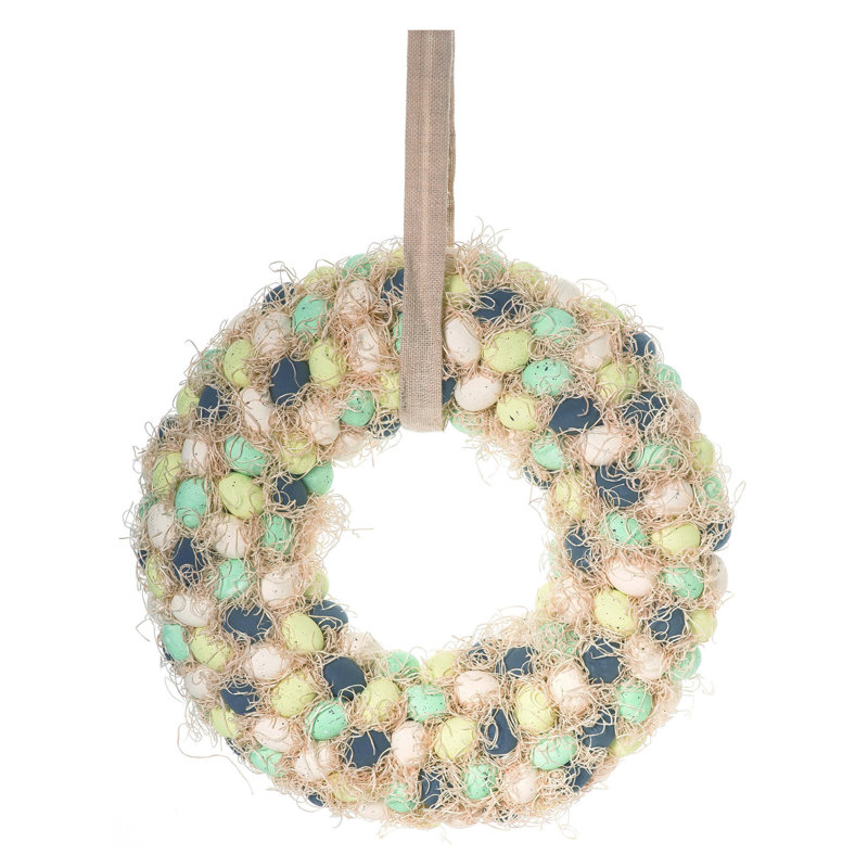 Couronne d'œuf moucheté multicolore en mousse 20,87 po Transpac