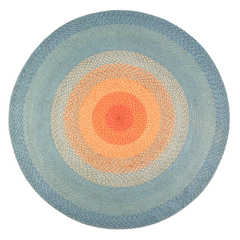 Round Taos Jute / Sisal Hand Woven Area Rug, Round 183cm