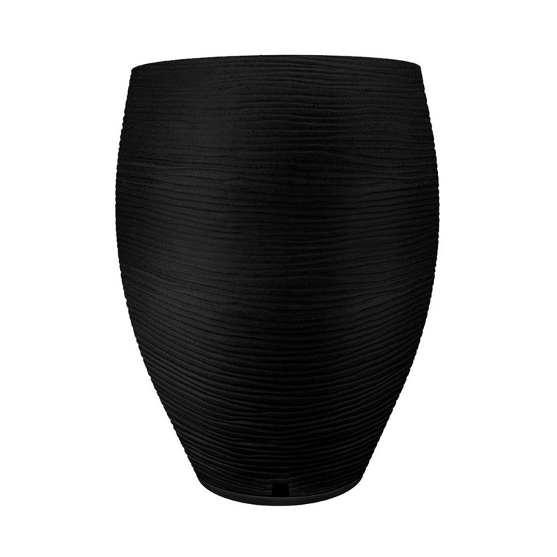 Cache-pot en résine, Noir
