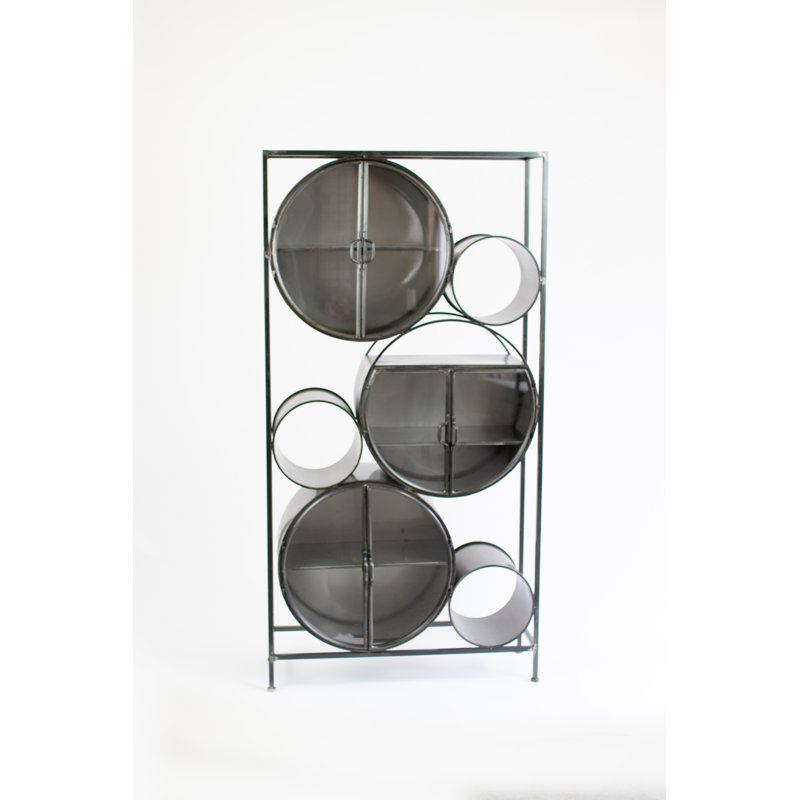 Bibliothèque en métal H 71,5 "x l 12"