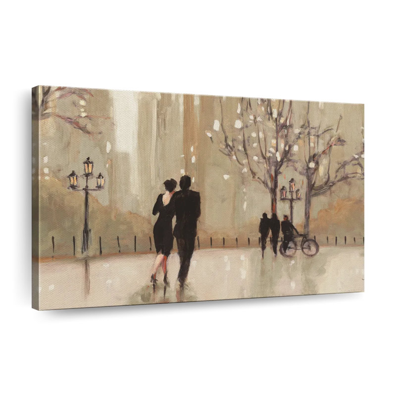 «An Evening Out Neutral I» sur toile, H 32 po x l 48 po x P 1,25 po