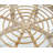 26.8'' W All Weather Polyethylene (PE) Rattan Round Indoor/Outdoor Coffee Table With Glass Top and Metal Base, Perfect For Patio, Porch, Or Garden
