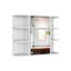 Armoire à pharmacie Milan, miroir à six tablettes extérieures, trois tablettes internes-1033154725