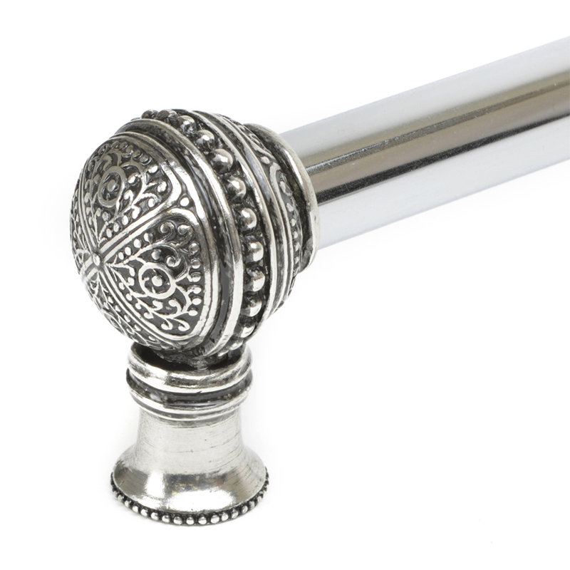 Millennium 22 inches c.c. with 5/8 smooth center long pull in Platinum, 12", Silver
