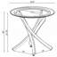 Table de bout chromée