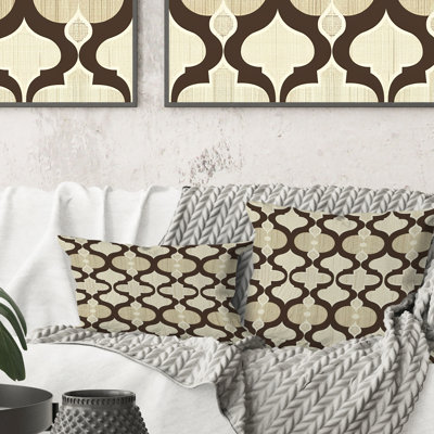 Trellis I - Glam Throw Pillow