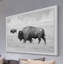 «Buffalo pair» par Marmont Hill - reproduction de photo sur papier encadrée-1296739270