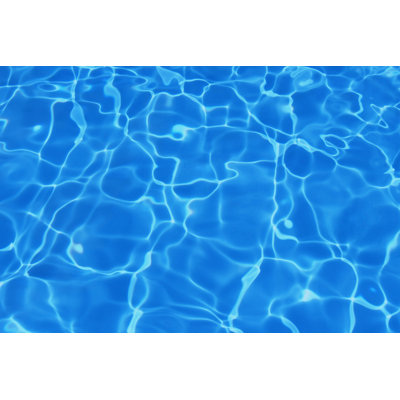 Clear Pool Water - Wrapped Canvas Photograph