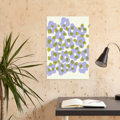 Purpleblossoms by Treechild - Wrapped Canvas Print