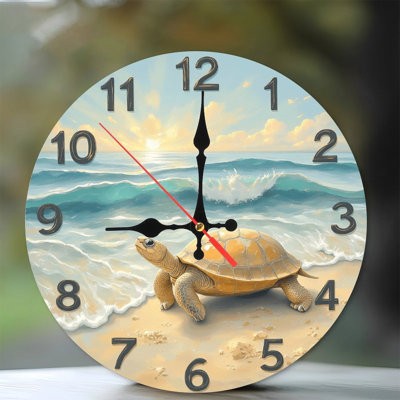 Turtle Ocean Clock