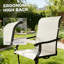 Ensemble de 2 chaises d'extérieur, chaises pivotantes-953656370