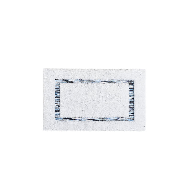 Random Bath Rug, 24" W x 39" L, Navy