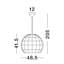 1 - Light Black Sphere Pendant