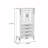 Two-door accent cabinet with adjustable storage