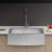 22" W Farmhouse Kitchen Sink Stainless Steel Single Bowl Kitchen Sink Apron Front Farm Sink-87748383