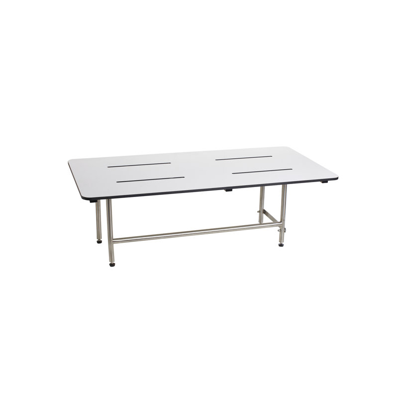 Banc de transfert blanc avec pieds Seachrome