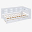 Lit de jour avec 2 tiroirs, lit de jour avec tablette de rangement et ports de chargement USB-108782534