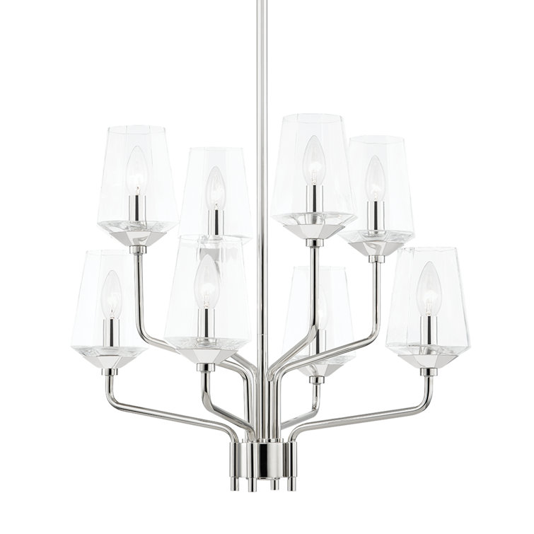 Mauricio 8 - Light Dimmable Tiered Chandelier