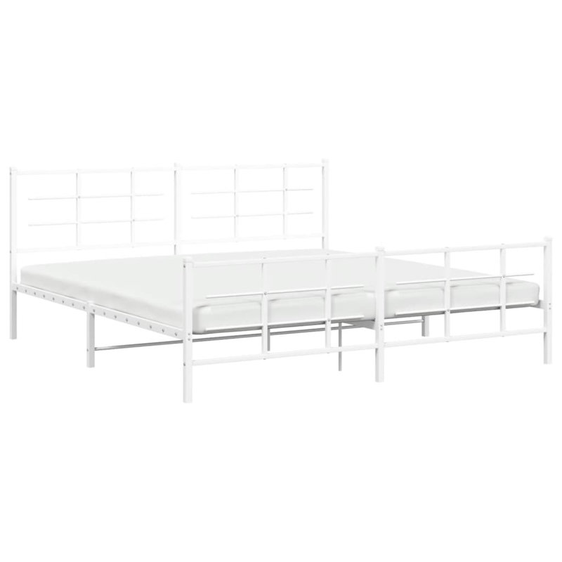 Cullinan Bed, 193 x 203cm, White