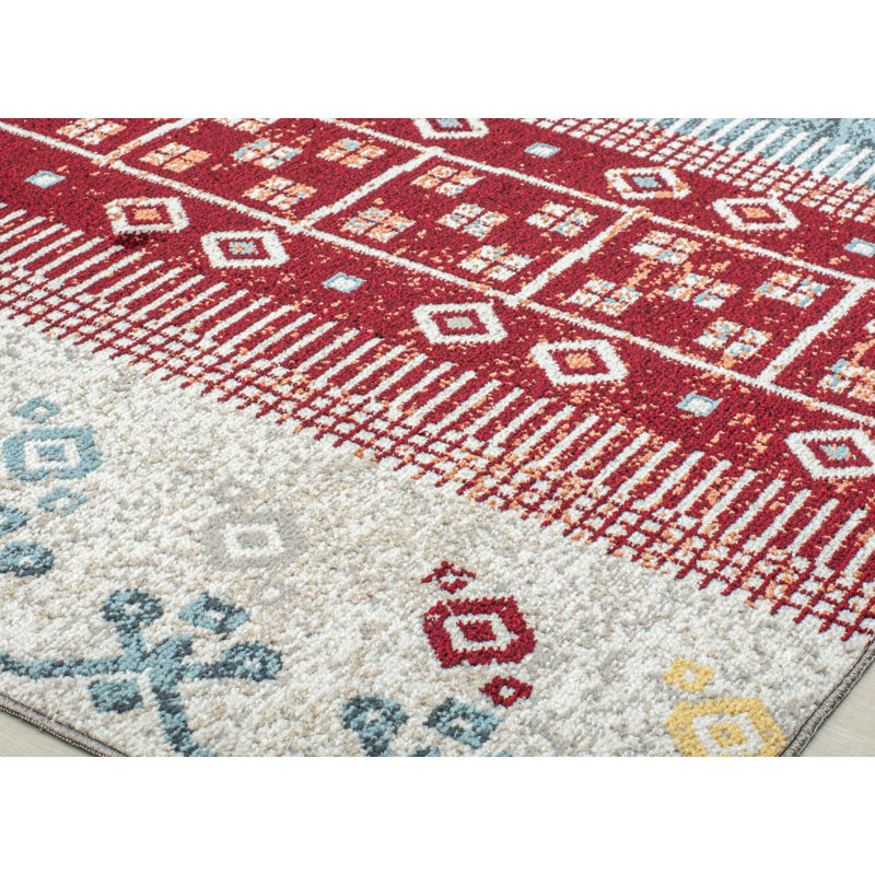 Inderpreet Southwestern Indoor Rug, Rectangle 2'6" x 4'