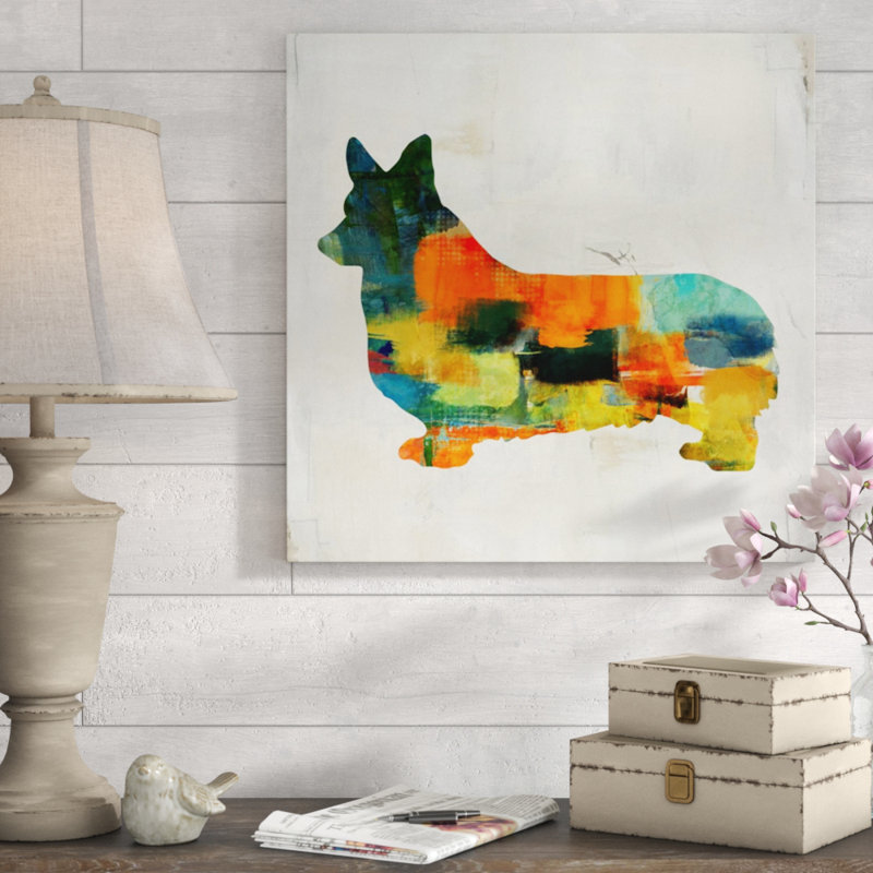 «Colorful Randonnée III» par Isabella Burton - impression non encadrée, H 24 po x l 24 po x P 1,5 po, Extérieur
